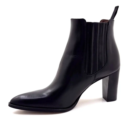 Muratti S1581c Amyna Cuir Noir Ivoire Chaussures