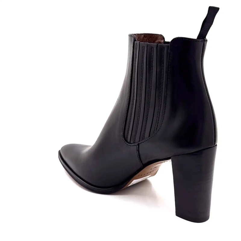 Muratti S1581c Amyna svart skinn Ivoire Chaussures