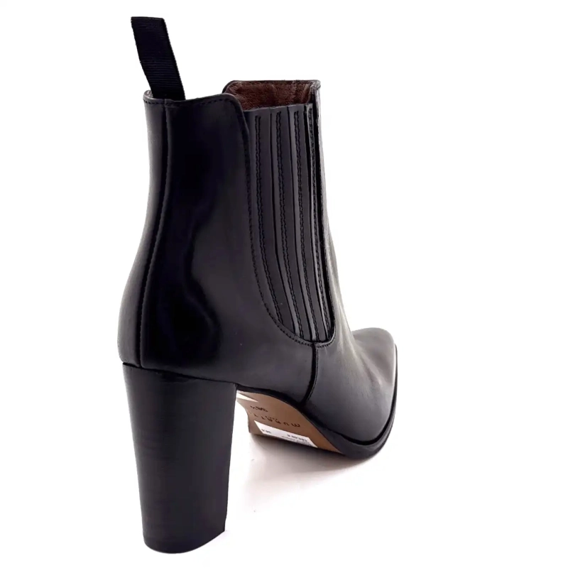 Muratti S1581c Amyna Schwarzes Leder Ivoire Chaussures