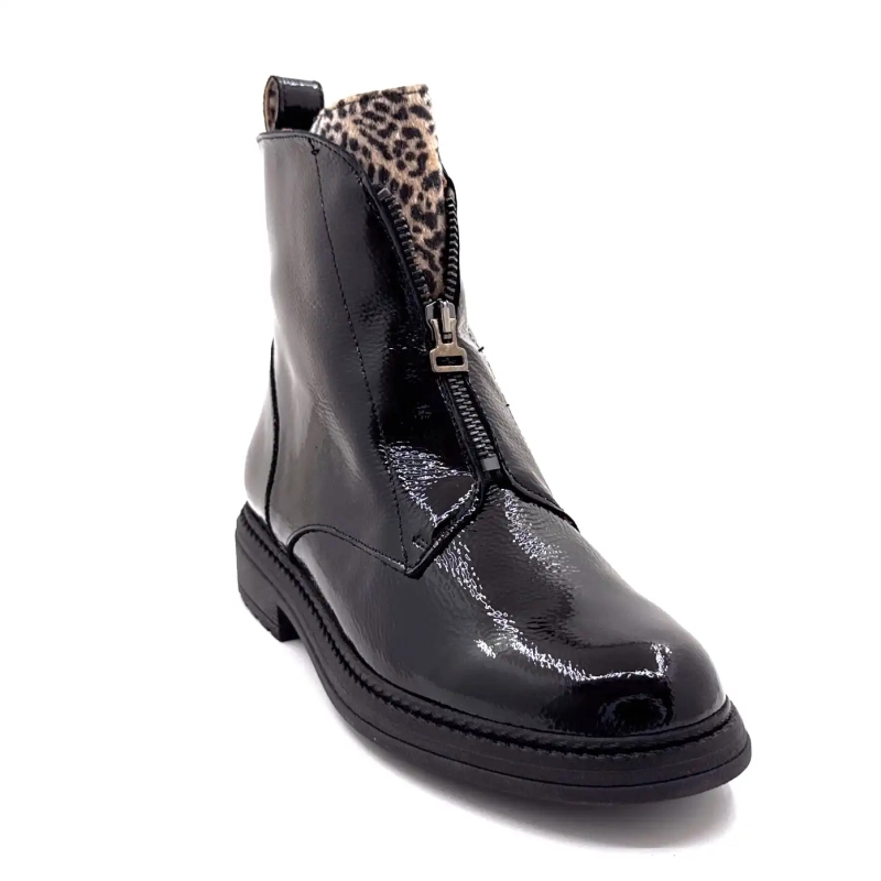 Ivoire Cv 6409 Schwarz & Leo Lackleder Ivoire Chaussures