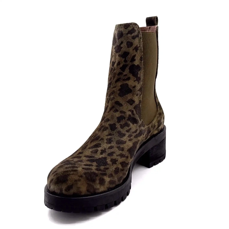 Minka Jury Ruskind Leo Khaki Ivoire Chaussures