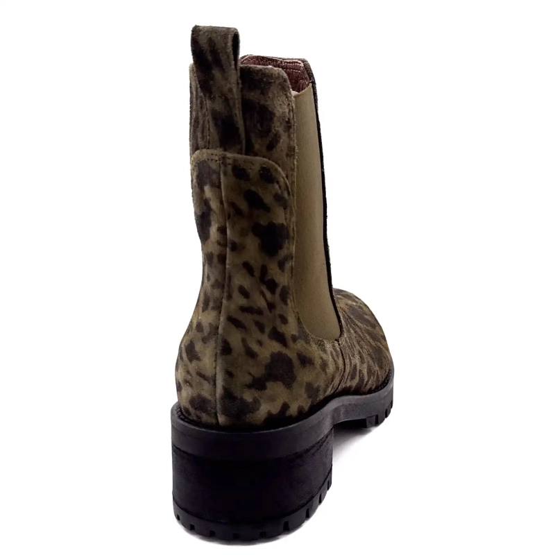 Minka Jury Ruskind Leo Khaki Ivoire Chaussures