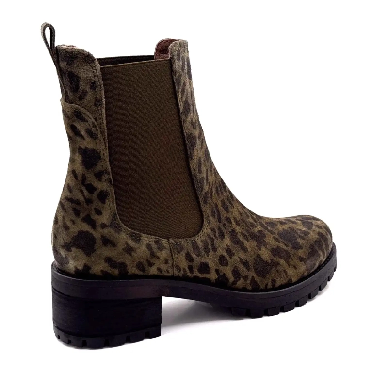 Minka Jury Daim Léo Kaki Ivoire Chaussures