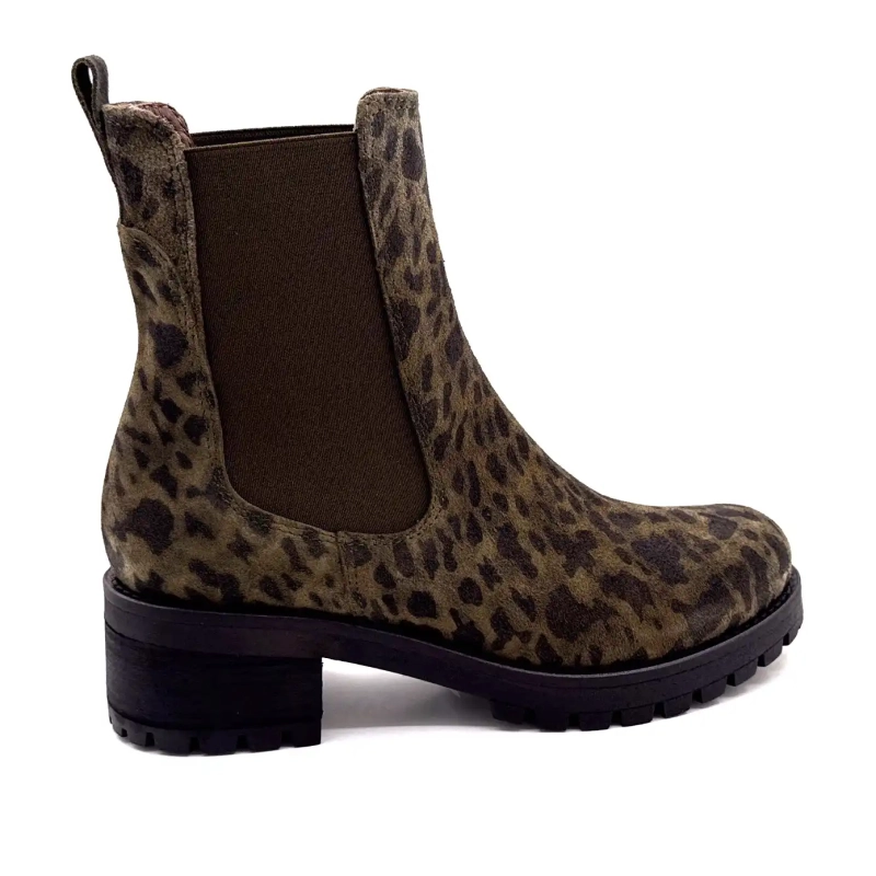 Minka Jury Ruskind Leo Khaki Ivoire Chaussures