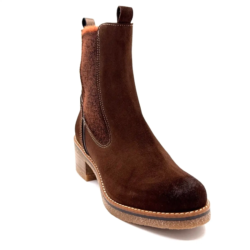 MKD Calixa Marrone Scamosciato Ivoire Chaussures