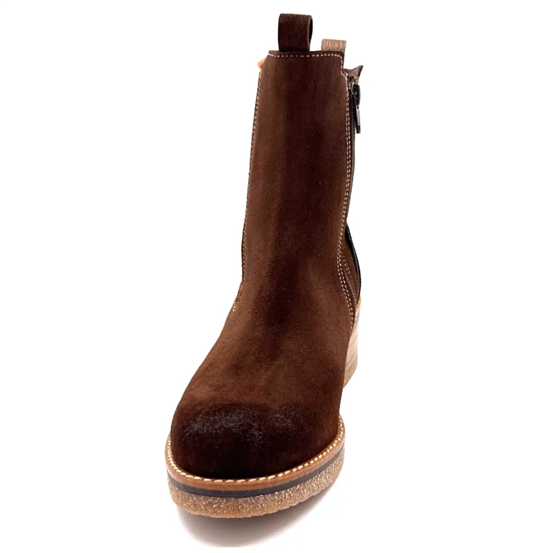 MKD Calixa Bruin Suède Ivoire Chaussures