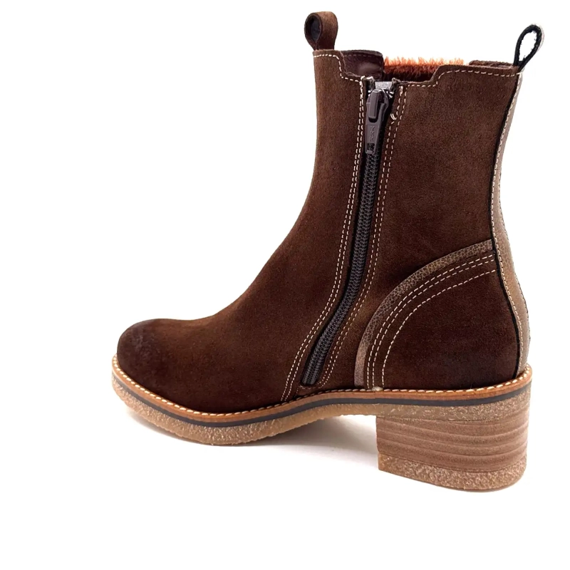 MKD Calixa Marrone Scamosciato Ivoire Chaussures