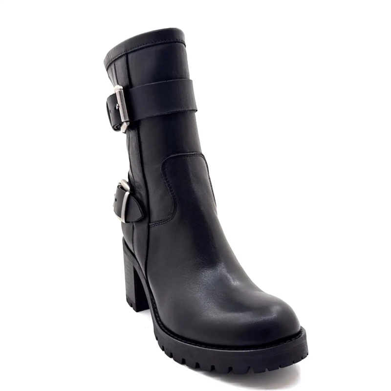 Ivoire 1843 Sort Læder Ivoire Chaussures