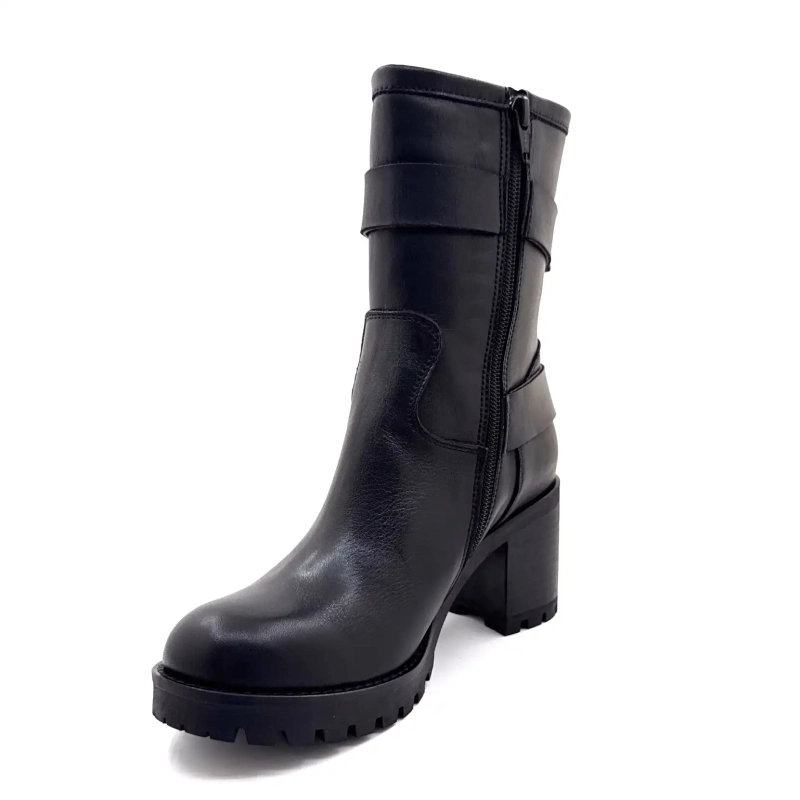 Ivoire 1843 Couro Preto Ivoire Chaussures