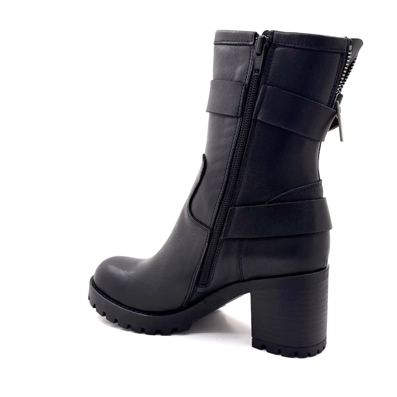 Ivoire 1843 Pelle nera Ivoire Chaussures