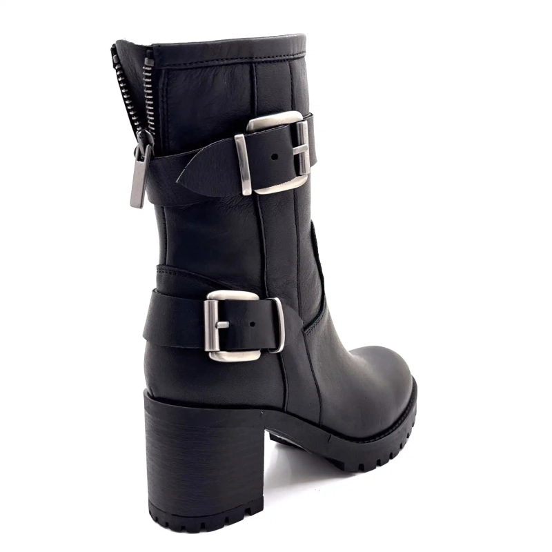 Ivoire 1843 Pelle nera Ivoire Chaussures