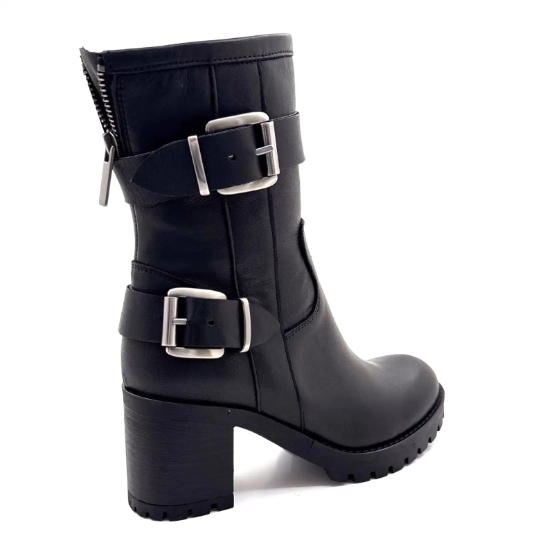 Ivoire 1843 Zwart Leer Ivoire Chaussures