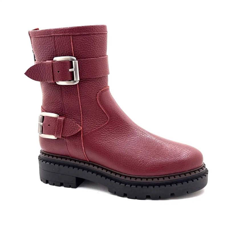 Ivoire 1842 Cuero Burdeos Ivoire Chaussures