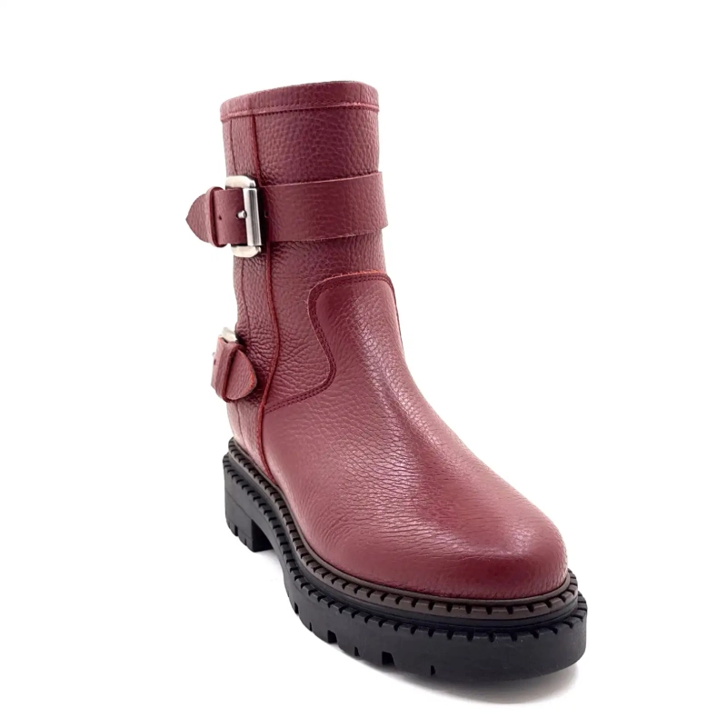 Ivoire 1842 Cuir Bordeaux Ivoire Chaussures