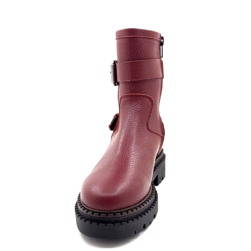 Ivoire 1842 Cuir Bordeaux Ivoire Chaussures