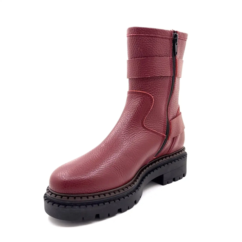 Ivoire 1842 Bordeaux Leather Ivoire Chaussures