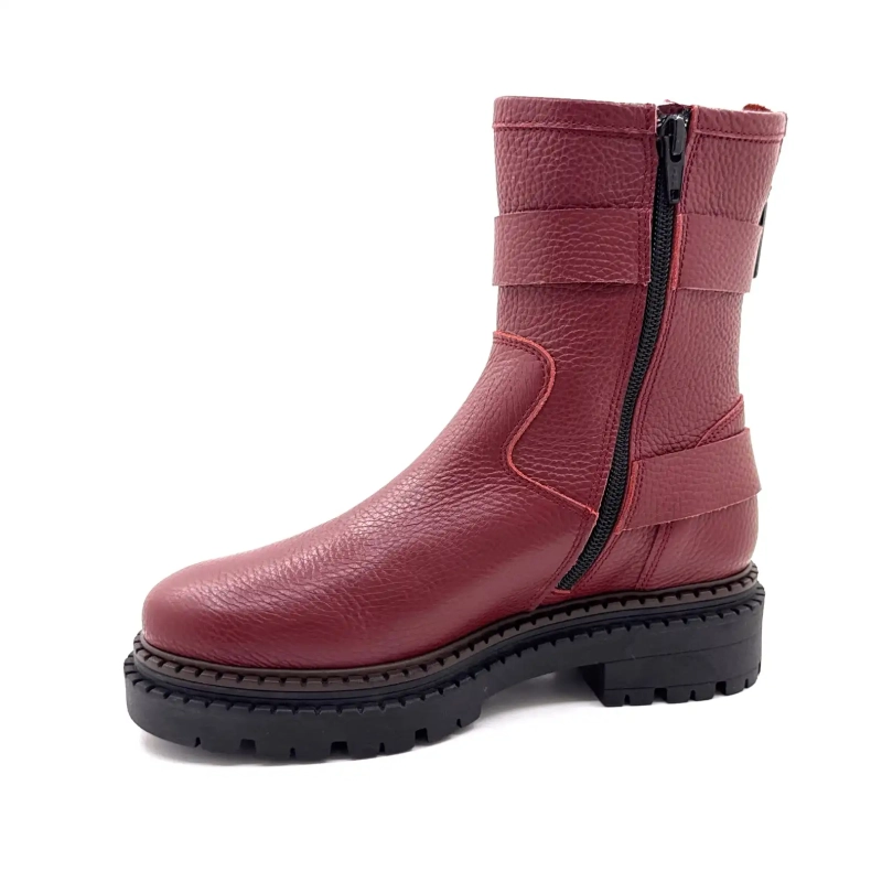 Ivoire 1842 Cuir Bordeaux Ivoire Chaussures