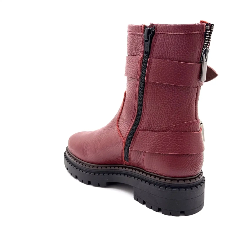 Ivoire 1842 Cuero Burdeos Ivoire Chaussures