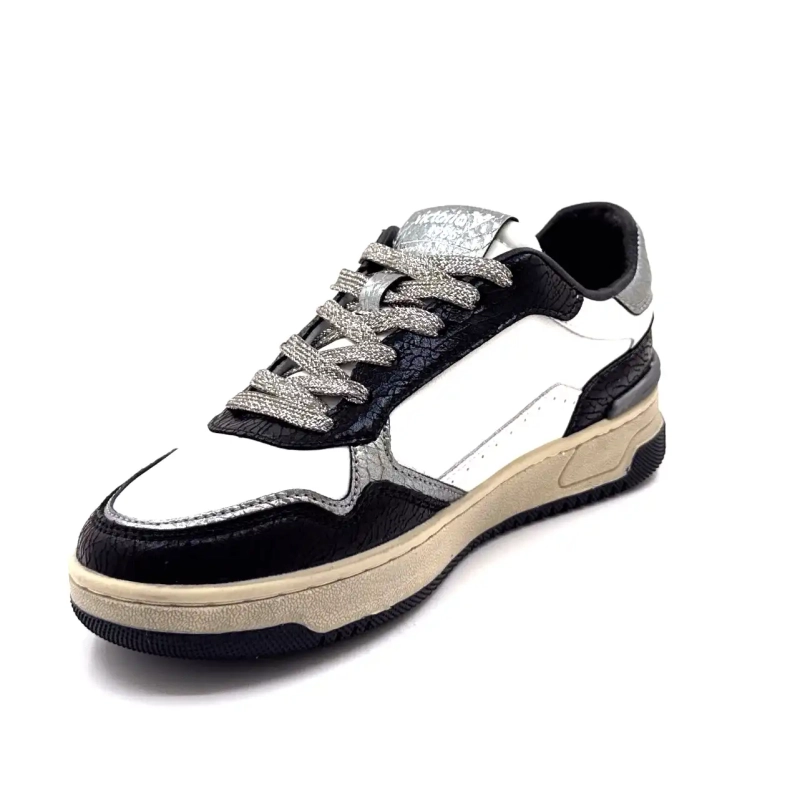 Victoria 8800127 Cuero Blanco Negro y Plata Ivoire Chaussures