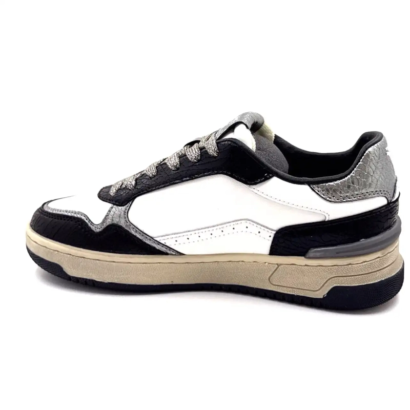 Victoria 8800127 Cuero Blanco Negro y Plata Ivoire Chaussures