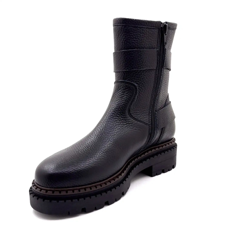 Ivoire 1842 Sort Læder Ivoire Chaussures