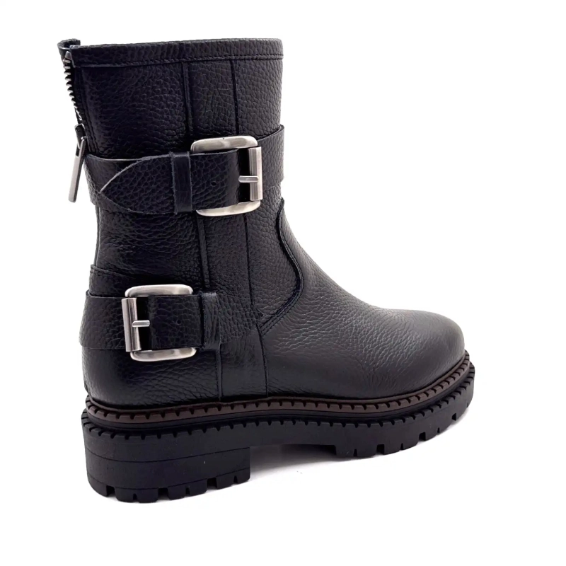 Μαύρο δέρμα σε χρώμα Ivoire 1842 Ivoire Chaussures