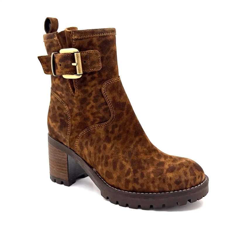 Minka Geel Suède Leo Camel Ivoire Chaussures