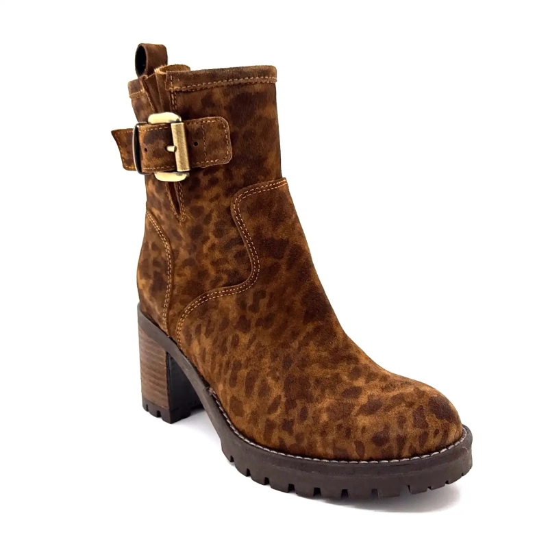 Minka sárga velúr Leo Camel Ivoire Chaussures