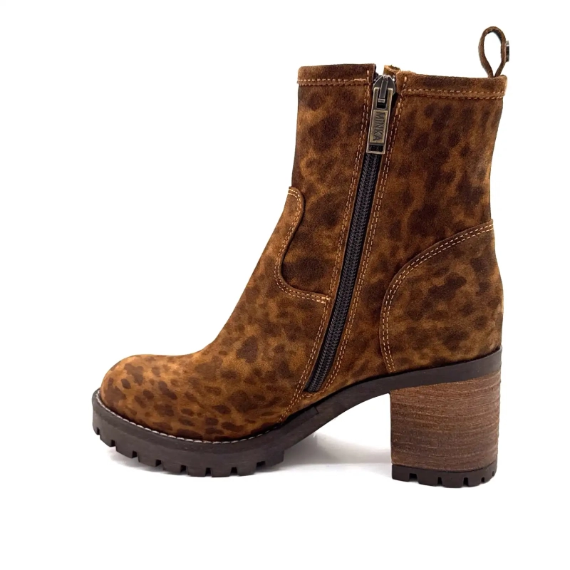 Minka Geel Suède Leo Camel Ivoire Chaussures