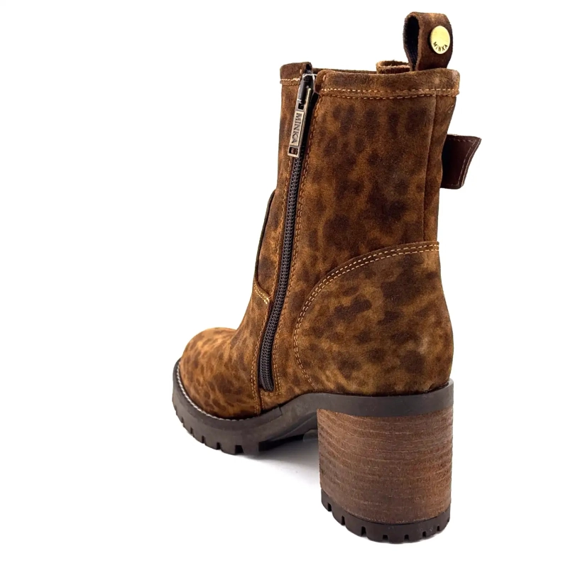 Minka Gelbes Wildleder Leo Camel Ivoire Chaussures