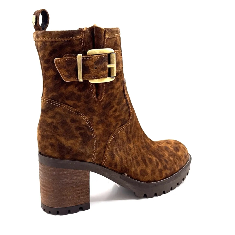 Minka Yellow Suede Leo Camel Ivoire Chaussures