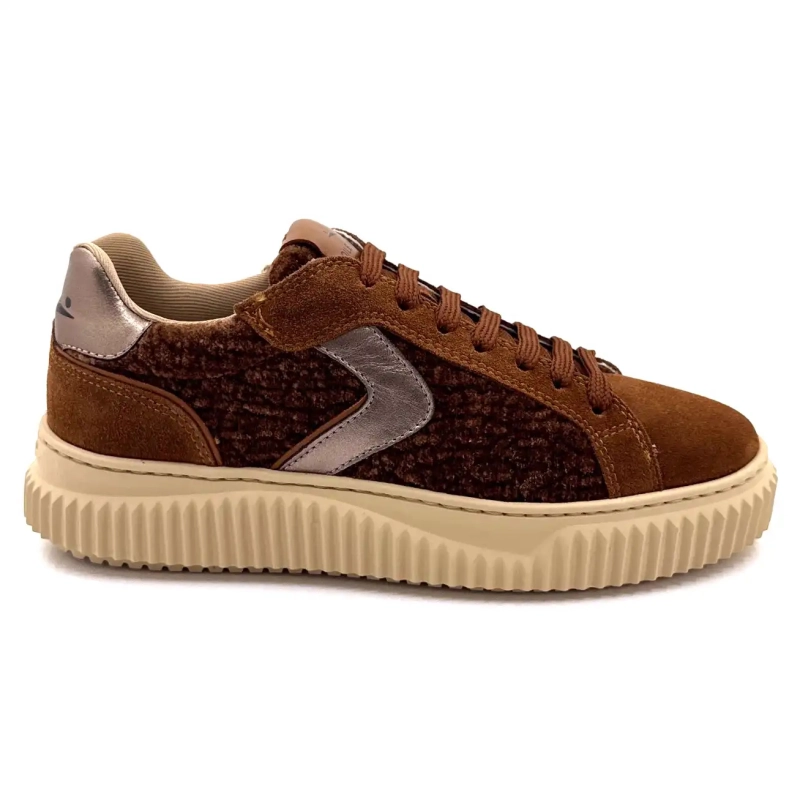 Voile Blanche 1D34 Ante y Terciopelo Camel Cuero Bronce Ivoire Chaussures