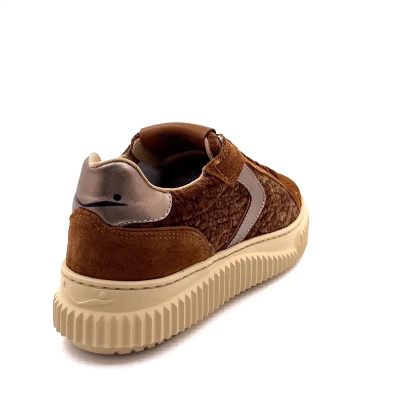 Voile Blanche 1D34 Suede & Velvet Camel bronz bőr Ivoire Chaussures