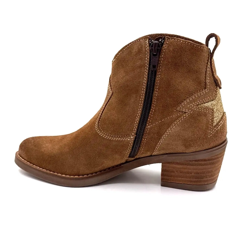 MKD april suède Olio Star goud Ivoire Chaussures