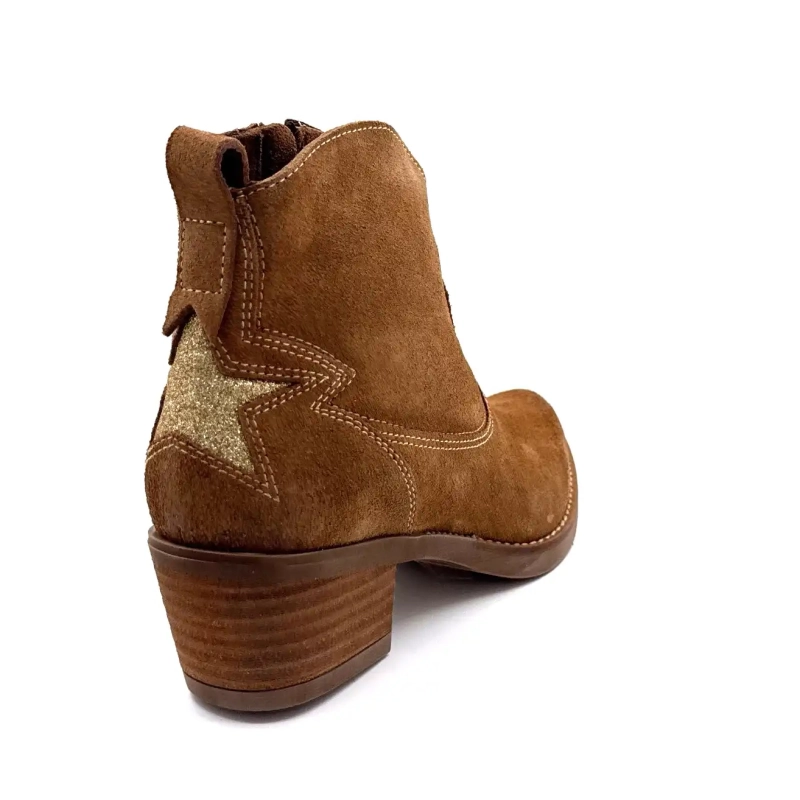 MKD April Wildleder Olio Star Gold Ivoire Chaussures