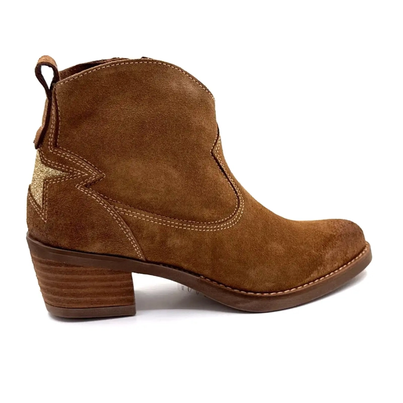 Zamszowe MKD April Olio Star Gold Ivoire Chaussures