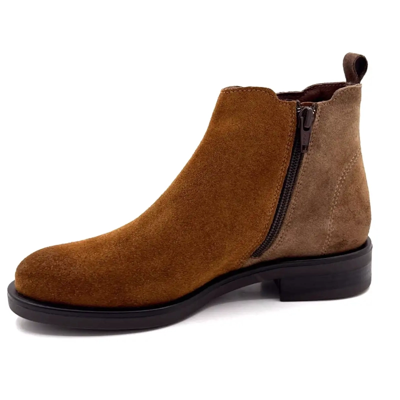 MKD Dao Glitter & Daim Camel & Taupe Ivoire Chaussures