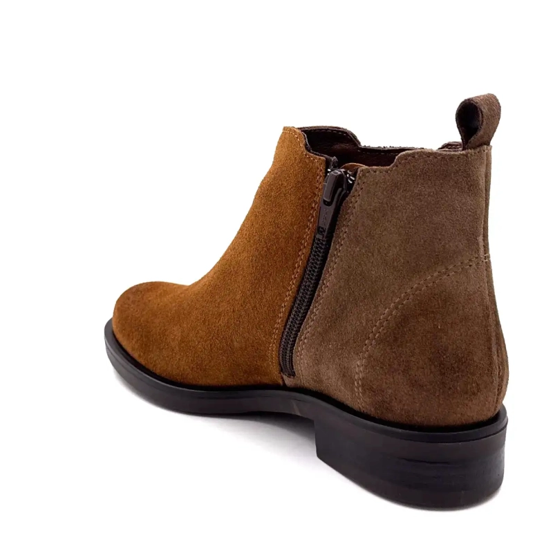 MKD Dao Γκλίτερ & Σουέτ Κάμελ & Ταουπ Ivoire Chaussures