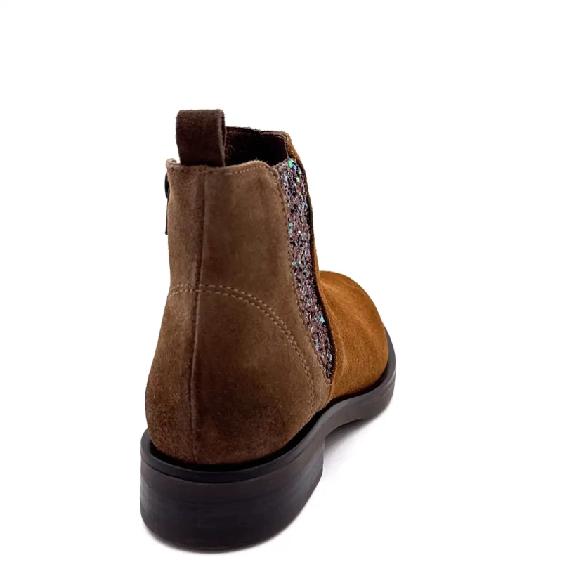 MKD Dao Glitter & Ruskind Camel & Taupe Ivoire Chaussures