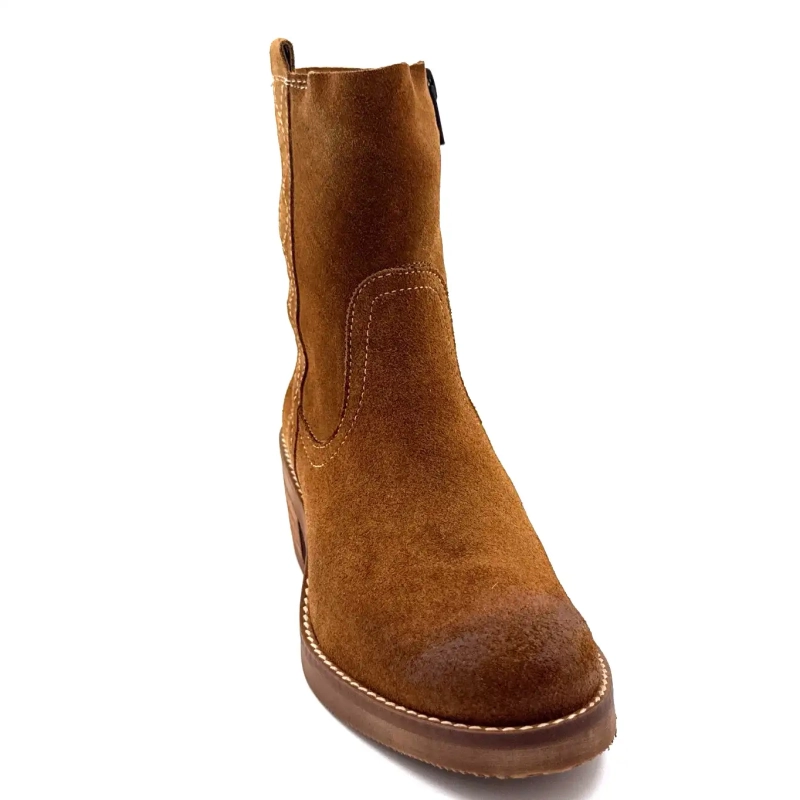 MKD Lazaro Wildleder Kamel Ivoire Chaussures