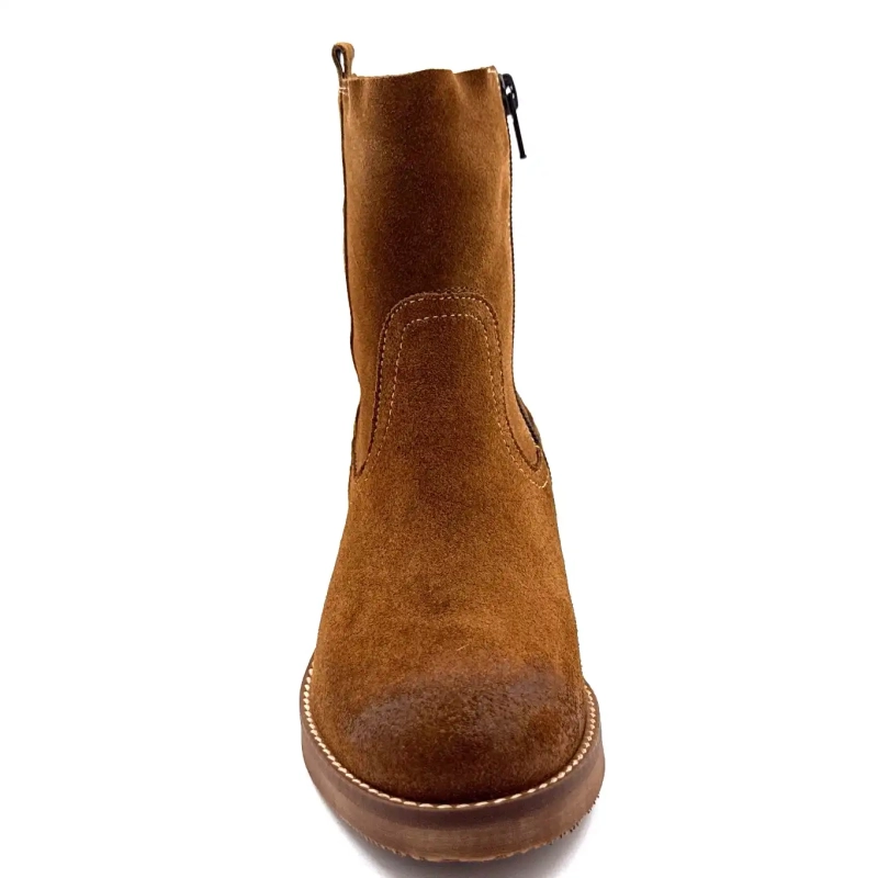 MKD Lazaro Suede Camel Ivoire Chaussures