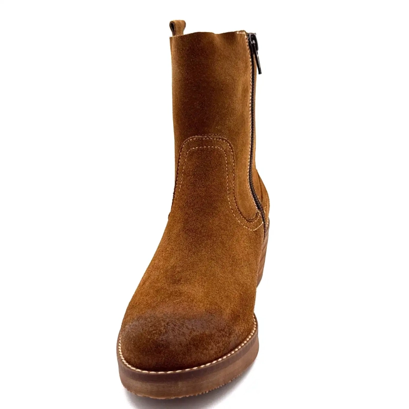 MKD Lazaro Suede Camel Ivoire Chaussures