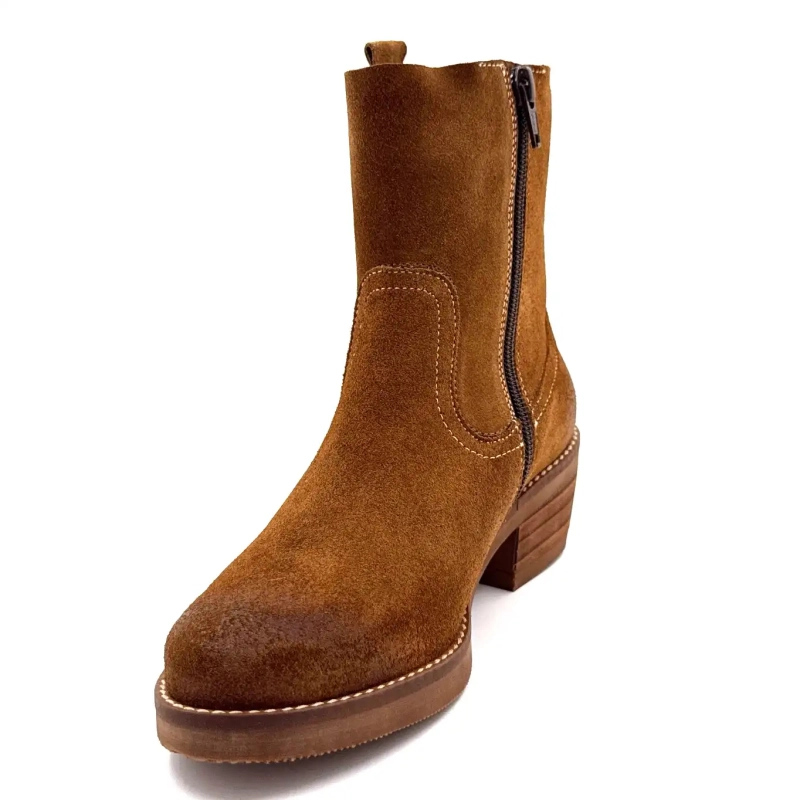 MKD Lazaro Wildleder Kamel Ivoire Chaussures