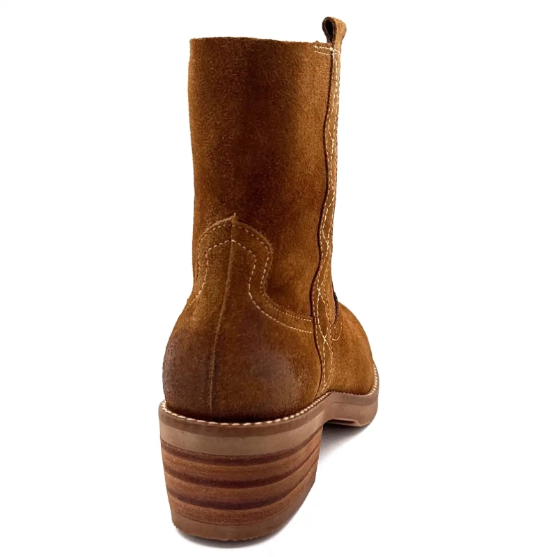 MKD Lazaro Σουέτ Καμήλα Ivoire Chaussures