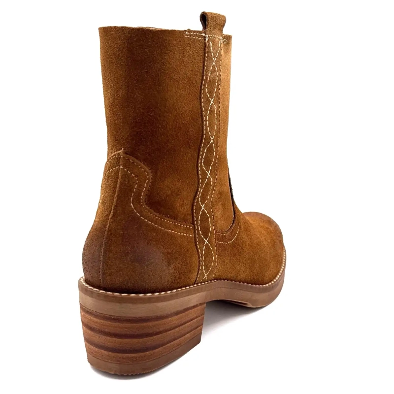 MKD Lazaro Suede Camel Ivoire Chaussures