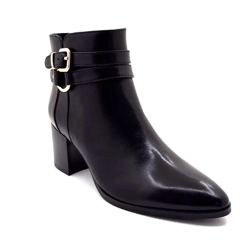Regarde Le Ciel Taylor 45 Cuir Noir Ivoire Chaussures