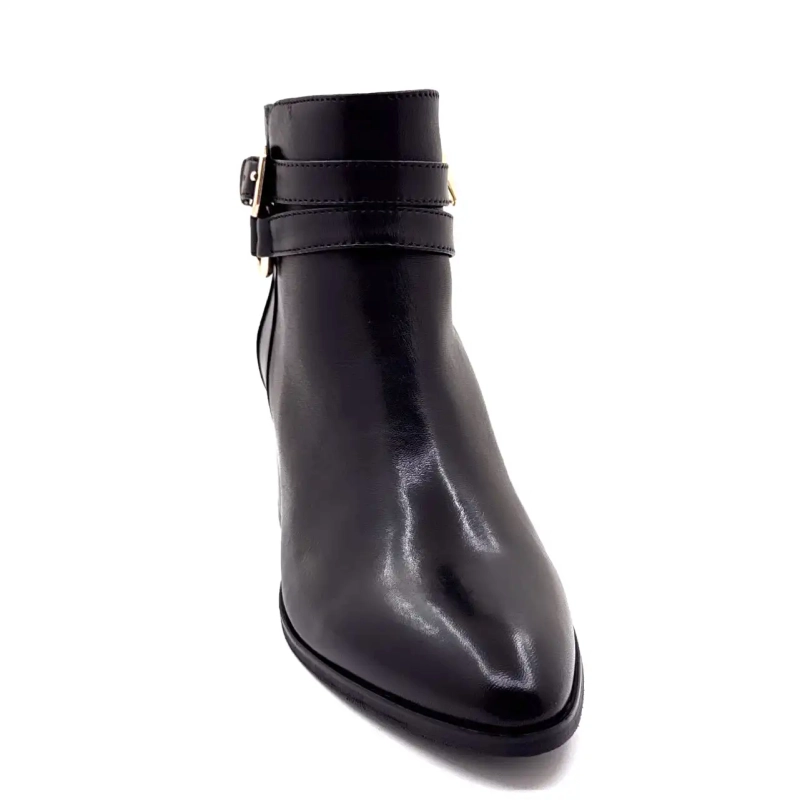 Regarde Le Ciel Taylor 45 Cuir Noir Ivoire Chaussures