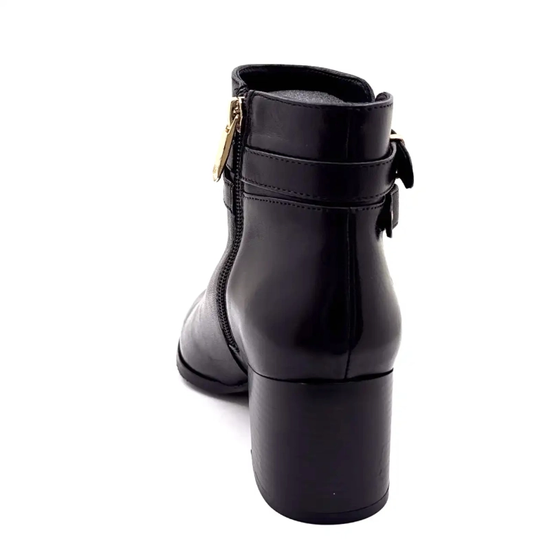 Regarde Le Ciel Taylor 45 Black Leather an Ivoire Chaussures