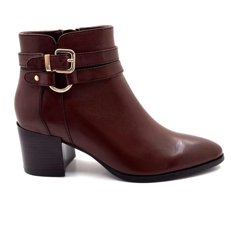 Regarde Le Ciel Taylor 45 brunt läder Ivoire Chaussures