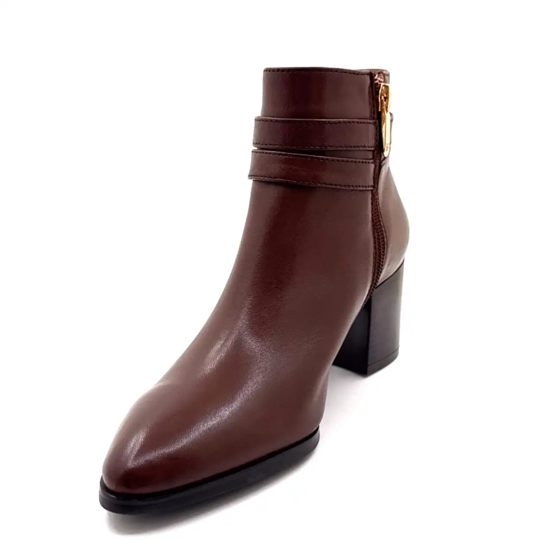 Regarde Le Ciel Taylor 45 brunt läder Ivoire Chaussures